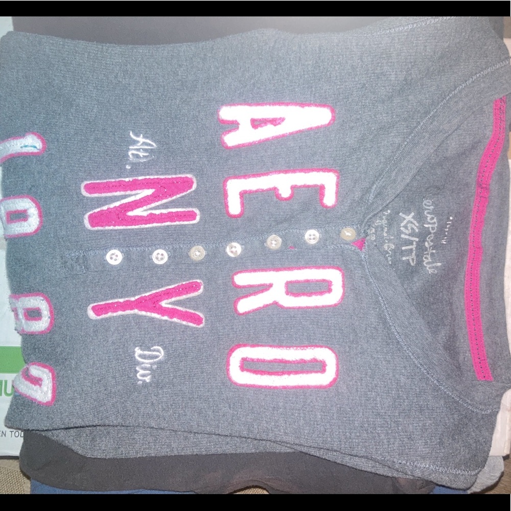 Long Sleeve Aeropostale waffle knit XS